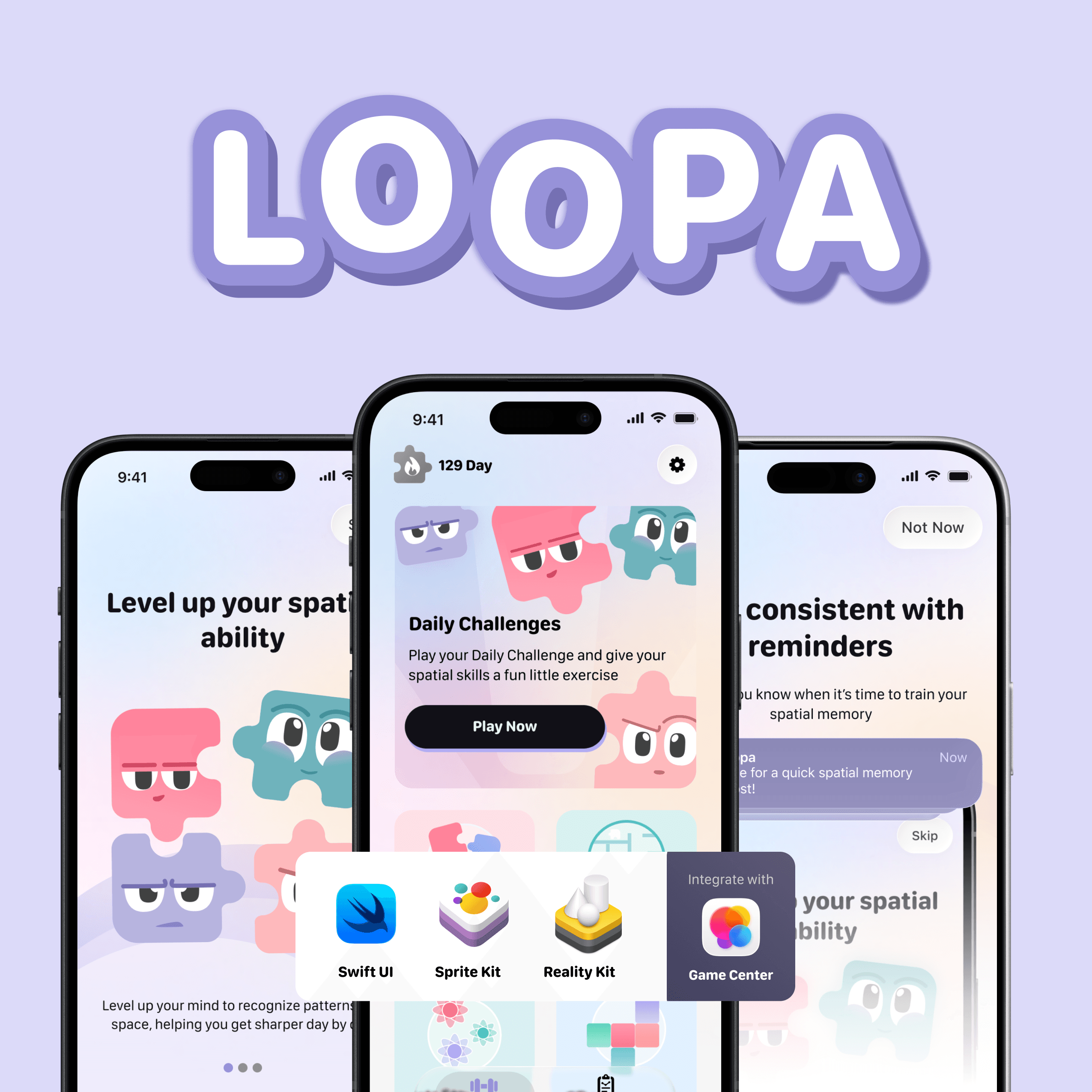 Loopa - Spatial Memory Games
