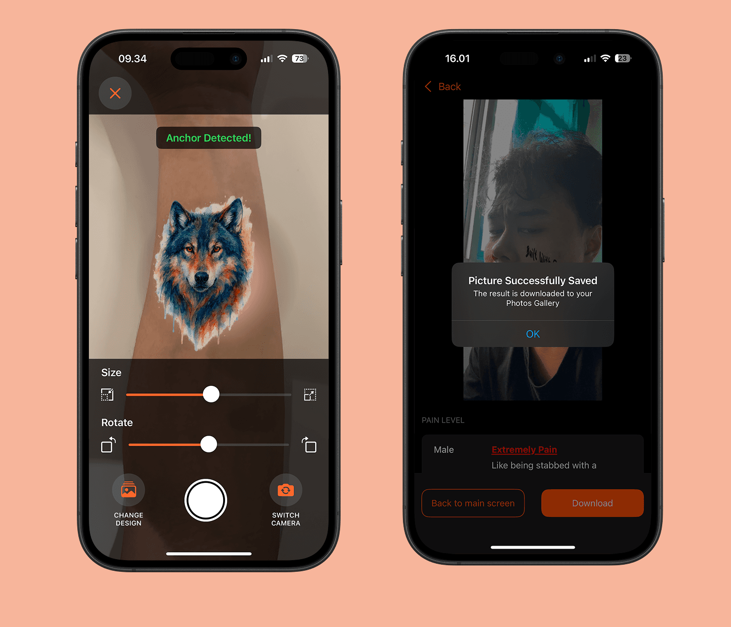 Vitato - AR Tattoo Visualization App